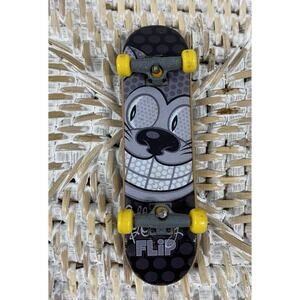 Tech Deck Geoff Rowley Flip Black And White Cat Fingerboard‎ VTG Rare